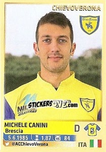 Figurina Michele Canini (Chievoverona) - Calciatori 2013-2014 - Panini