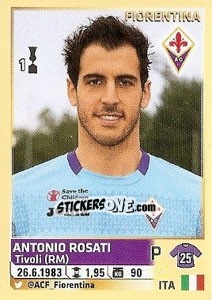 Sticker Antonio Rosati (Fiorentina) - Calciatori 2013-2014 n. A26 - Panini
