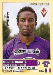 Figurina Modibo Diakite (Fiorentina) - Calciatori 2013-2014 - Panini
