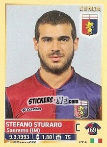 Sticker Stefano Sturaro (Genoa) - Calciatori 2013-2014 n. A33 - Panini