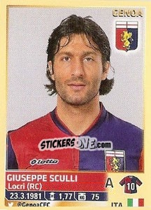 Figurina Giuseppe Sculli (Genoa) - Calciatori 2013-2014 - Panini