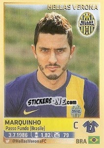 Cromo Marquinho (Hellas Verona) - Calciatori 2013-2014 - Panini