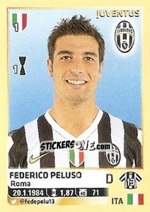 Figurina Federico Peluso (Juventus) - Calciatori 2013-2014 - Panini