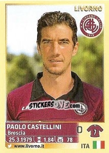 Figurina Paolo Castellini (Livorno) - Calciatori 2013-2014 - Panini