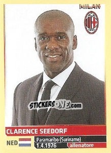 Sticker Clarence Seedorf (Milan) - Calciatori 2013-2014 n. A61 - Panini