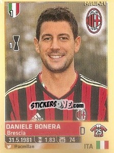 Sticker Daniele Bonera (Milan)