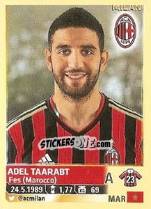 Cromo Adel Taarabt (Milan) - Calciatori 2013-2014 - Panini
