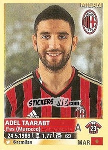 Sticker Adel Taarabt (Milan) - Calciatori 2013-2014 n. A65 - Panini