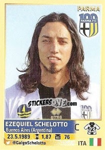 Figurina Ezequiel Schelotto (Parma) - Calciatori 2013-2014 - Panini