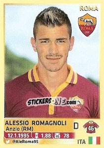 Sticker Alessio Romagnoli (Roma) - Calciatori 2013-2014 n. A77 - Panini