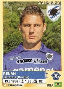 Sticker Renan (Sampdoria) - Calciatori 2013-2014 n. A82 - Panini
