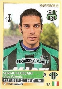 Sticker Sergio Floccari (Sassuolo) - Calciatori 2013-2014 n. A90 - Panini