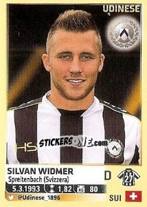 Sticker Silvan Widmer (Udinese) - Calciatori 2013-2014 n. A97 - Panini