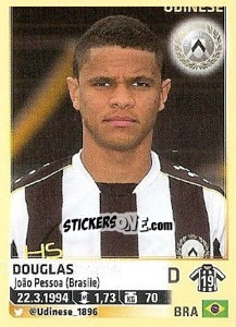 Sticker Douglas (Udinese) - Calciatori 2013-2014 n. A98 - Panini