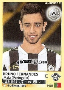 Sticker Bruno Fernandes (Udinese) - Calciatori 2013-2014 - Panini