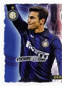 Figurina Derby Milano - Javier Zanetti (Inter)
