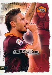 Sticker Derby Roma - Totti (Roma) - Calciatori 2013-2014 n. D6 - Panini