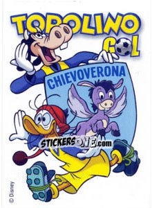 Cromo Topolino Chievoverona - Calciatori 2013-2014 - Panini