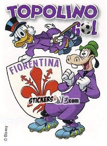 Sticker Topolino Fiorentina