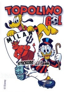 Sticker Topolino Milan