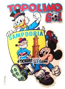 Cromo Topolino Sampdoria - Calciatori 2013-2014 - Panini