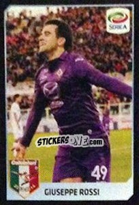 Sticker Il Cannoniere - Giuseppe Rossi - Calciatori 2013-2014 - Panini