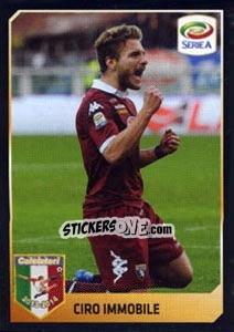 Sticker Il Super Bomber - Ciro Immobile - Calciatori 2013-2014 n. V10 - Panini