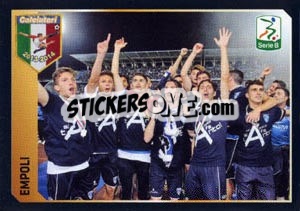 Sticker Seconda Classificata Serie B - Empoli - Calciatori 2013-2014 - Panini