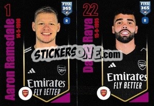 Sticker Aaron Ramsdale / David Raya - FIFA 365 2024
 n. 54 - Panini