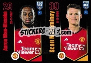 Sticker Aaron Wan-Bissaka / Scott McTominay - FIFA 365 2024
 n. 108 - Panini