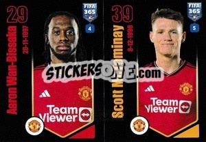 Figurina Aaron Wan-Bissaka / Scott McTominay - FIFA 365 2024
 - Panini