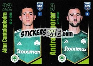 Sticker Aitor Cantalapiedra / Andraž Šporar - FIFA 365 2024
 n. 291 - Panini