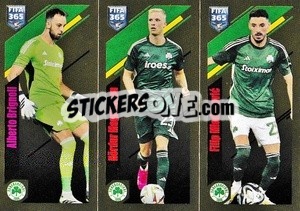 Sticker Alberto Brignoli / Hördur Magnússon / Filip Mladenović - FIFA 365 2024
 n. 279 - Panini