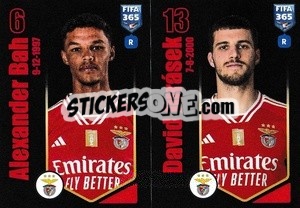 Figurina Alexander Bah / David Jurásek - FIFA 365 2024
 n. 394 - Panini