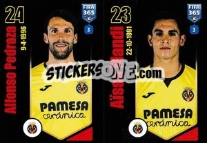 Cromo Alfonso Pedraza / Aïssa Mandi - FIFA 365 2024
 - Panini