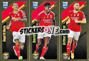 Sticker Ángel Di María / David Neres / Arthur Cabral - FIFA 365 2024
 - Panini