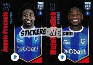 Sticker Angelo Preciado / Mujaid Sadick - FIFA 365 2024
 - Panini