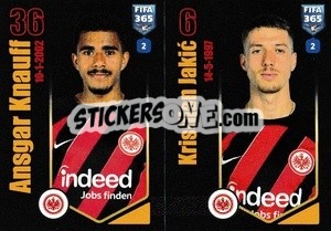 Sticker Ansgar Knauff / Kristijan Jakić - FIFA 365 2024
 n. 255 - Panini