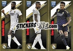 Sticker Antonio Rüdiger / David Alaba / Éder Militão - FIFA 365 2024
 n. 167 - Panini