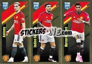 Sticker Antony / Jadon Sancho / Marcus Rashford - FIFA 365 2024
 n. 113 - Panini
