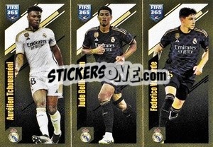 Sticker Aurélien Tchouaméni / Jude Bellingham / Federico Valverde - FIFA 365 2024
 n. 171 - Panini