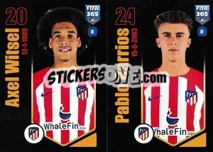 Cromo Axel Witsel / Pablo Barrios - FIFA 365 2024
 - Panini