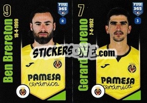 Sticker Ben Brereton Diaz / Gerard Moreno - FIFA 365 2024
 - Panini