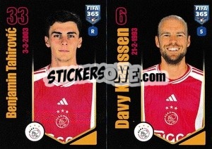 Sticker Benjamin Tahirović / Davy Klaassen - FIFA 365 2024
 n. 127 - Panini