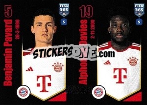 Sticker Benjammin Pavard / Alphonso Davies - FIFA 365 2024
 n. 233 - Panini