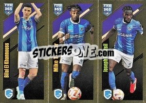 Sticker Bilal El Khannouss / Mike Trésor Ndayishimiye / Joseph Paintsil - FIFA 365 2024
 - Panini