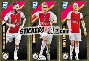 Sticker Branco Van den Boomen / Kenneth Taylor / Davy Klaassen - FIFA 365 2024
 n. 123 - Panini