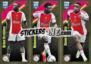 Sticker Brian Brobbey / Mohammed Kudus / Steven Bergwijn - FIFA 365 2024
 n. 129 - Panini