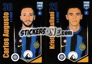 Sticker Carlos Augusto / Kristjan Asllani - FIFA 365 2024
 - Panini
