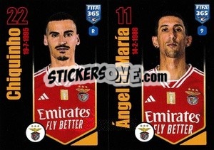 Sticker Chiquinho / Ángel Di María - FIFA 365 2024
 n. 400 - Panini